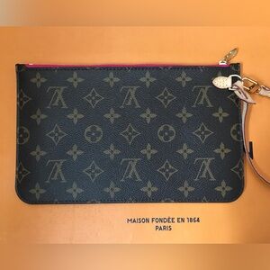 Louis Vuitton wristlet pouch brand new